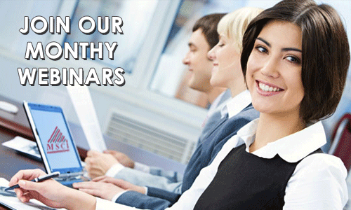 Join Our Monthly Webinars